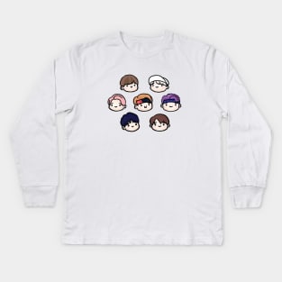 BTS Chibi Kids Long Sleeve T-Shirt